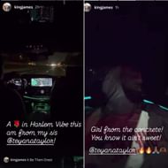 LeBron James gives a shoutout to Teyana Taylor on Instagram